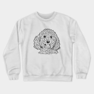 Cockapoo Sketch Crewneck Sweatshirt